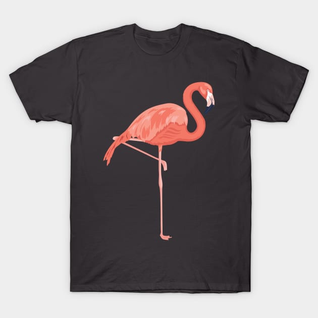 Flamingo Art T-Shirt by SWON Design